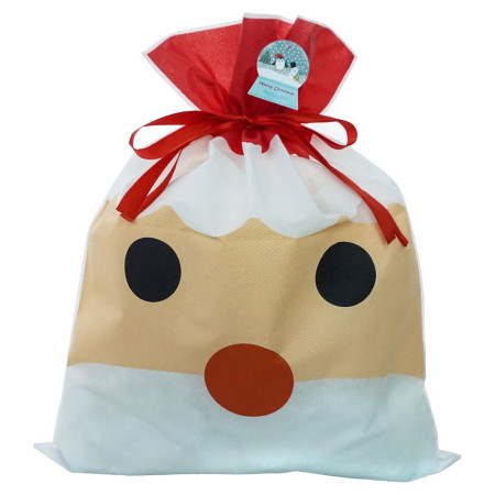 Baggy, vrećica za poklon, Christmas friends, Deda Mraz, XL ( 713567 )