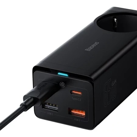 Baseus punjač Gan3Pro 65W AC/2*Usb A/2*Type C + kabl Type C ( 999907 )