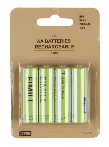 Baterije Eimill punjive AA 4 kom/p ( 4911598 ) - Img 1