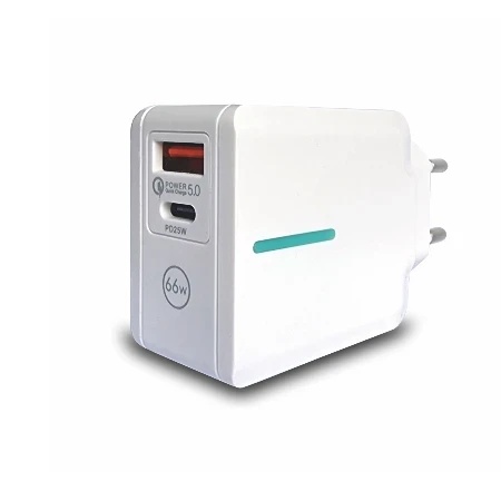 Bavin Bavitel punjač 66W Usb A+ Type C bela KeKe F012 / WUW-T66 ( 92004 )