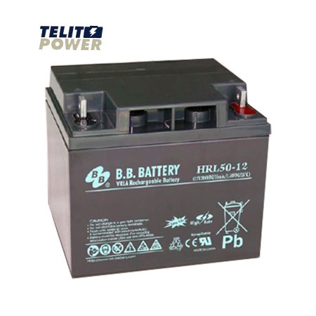 Bb tech hrl50-12 ( 4732 ) akumulator 12v 48ah battery terminal b2 (odgovara m5 bolt & nut)
