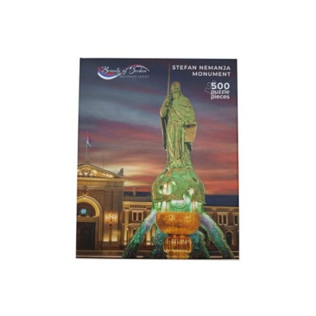 Beauty of serbia puzzle beauty of serbia puzzle - spomenik stefanu nemanji 500 pcs ( 1002 )