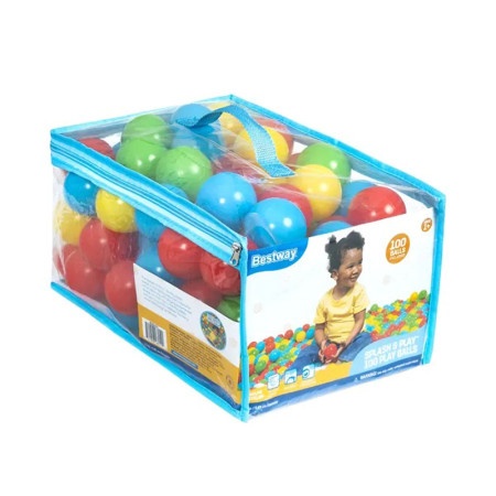Bestway 52648 Šarene plastične loptice 100kom Splash & Play