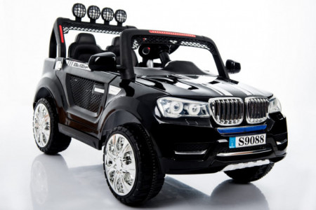 BMW X5 - BestTop Auto na akumulator sa kožnim sedištem i mekim gumama - Crni - Img 1