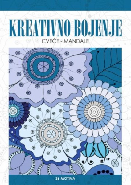 Bojanka kreativno bojenje a4 mandala / cvece 36 ( 5001 )-1