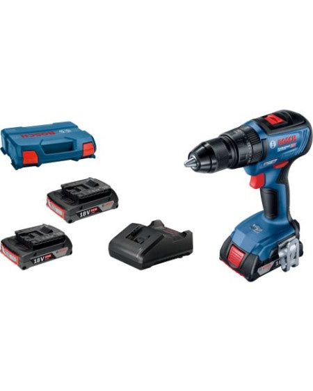 Bosch 06019H5121 Akumulatorska vibraciona bušilica - odvrtač GSB 18V-50, 18V, 3x2,0Ah ( 06019H5121 )-1