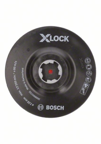 Bosch 2608601722 X-LOCK potporni tanjir 125 mm, čičak traka, 125 mm, 12250 min-1 ( 2608601722 )