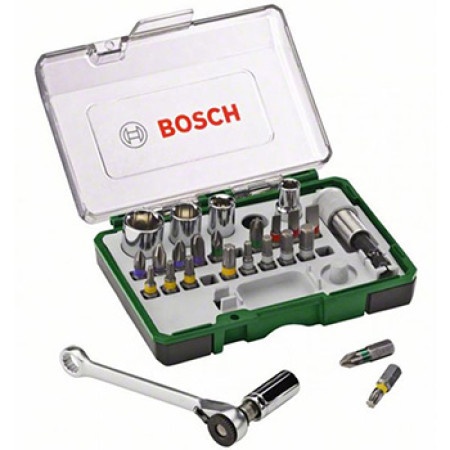 Bosch 27-delni set bitova sa čegrtaljkom Promoline, 2607017562 ( 2607017562 )