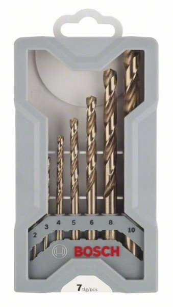Bosch 7-delni mini X-Line set burgija za metal HSS-Co, 135° 2 3 4 5 6 8 10 mm ( 2608589296 )