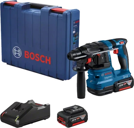Bosch akumulatorski elektro-pneumatski čekić - bušilica GBH 185-LI, 2x4,0 Ah ( 0611924021 ) - Img 1