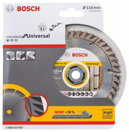 Bosch dijamantska rezna ploča standard for universal 115x22,23 115x22.23x2x10 ( 2608615057 )
