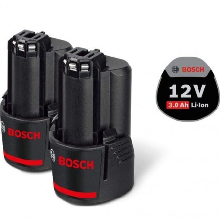 Bosch set akumulatora 2x GBA 12V 3.0Ah - (1600A00X7D) ( 1600A00X7D )