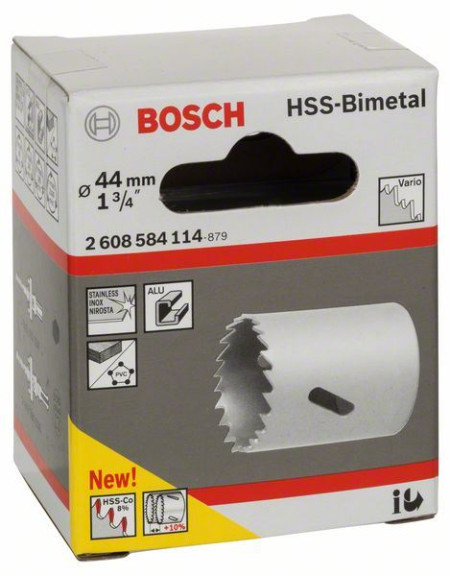 Bosch testera za otvore HSS-bimetal za standardne adaptere 44 mm, 1 3/4" ( 2608584114 )