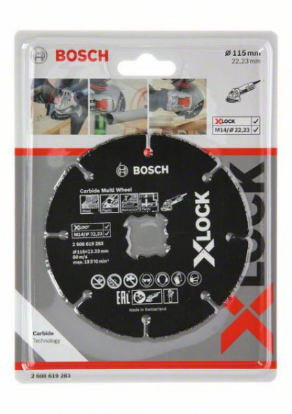 Bosch X-Lock carbide multi wheel 115 mm 115mm 1 mm 22,23 mm ( 2608619283 )