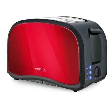 Brock BT1002RD/snaga 800W/crveni Toster