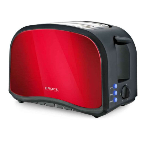 Brock bt1002rd toster sa funkcijom odmrzavanja 800w crveni