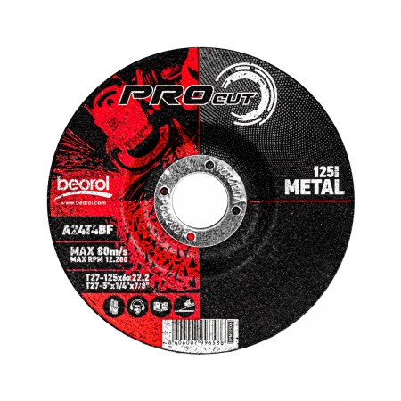 Brusna ploča za metal 125x6 PROcut ( BPM125X6 )