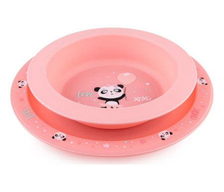 Canpol babies pribor za hranjenje exotic animals - pink ( 56/523_pin )