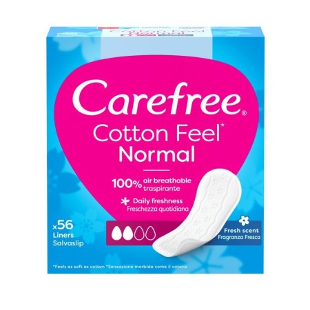 Carefree dnevni ulošci cotton fresh 56kom ( A068284 )