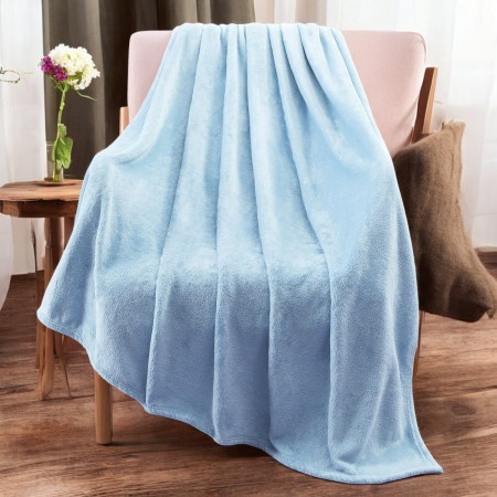 Ćebe Soft One 150x200cm Light Blue ( VLK000382-lightblue )