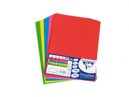 Claire, kopirni papir, A4, 80g, miks intezivnih boja, 5 x 20K ( 486245 ) - Img 1