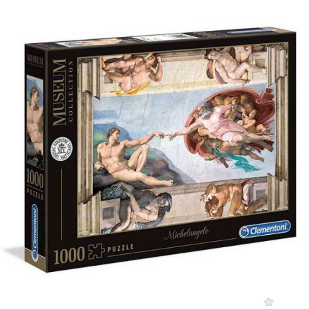 Clementoni puzzle 1000 michelangelo: ( CL39496 )