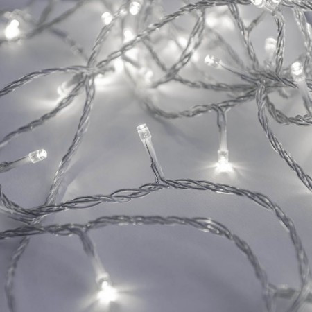 Crystaline LED svetleći niz 10m, 100 kom, hladno bela, transparentni kabl, unutrašnja upotreba ( KAT 102 )