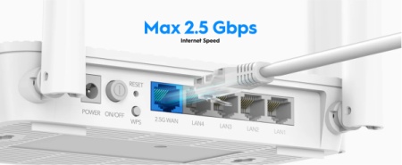 Cudy WR3000H AX3000 2.5G Mesh Wi-Fi 6 Router, 2.4/5Ghz