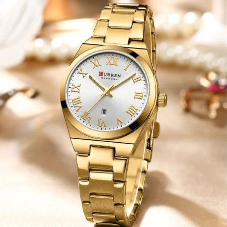 Curren 9095 gold white sat-1