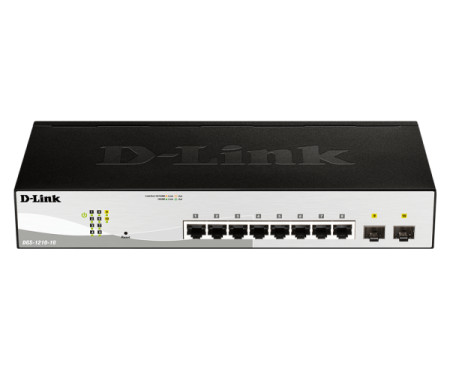 D-Link LAN Switch DGS-1210-10/E 10/100/1000 8port/2SFP Smart