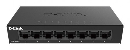 D-Link switch unmanaged DGS-108GLE ( 0001200259 )  - Img 1