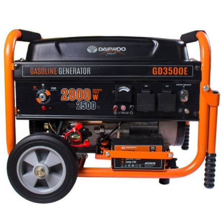 Daewoo benzinski generator 2500w, 208cc, električni start ( GD3500E ) - Img 1