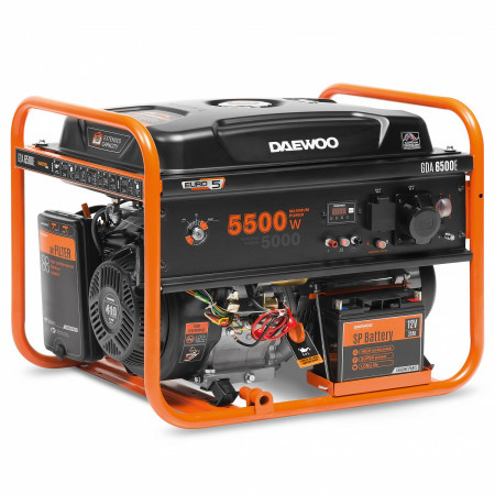 Daewoo benzinski generator 5000w, 389cc, električni start ( GD6500E )