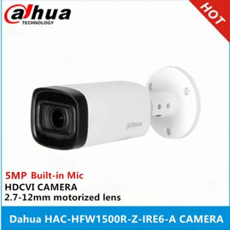 Dahua kamera HAC-HFW1500R-Z-IRE6-A, 2,7-12 mm, ICR metalna, 5MP - Img 1