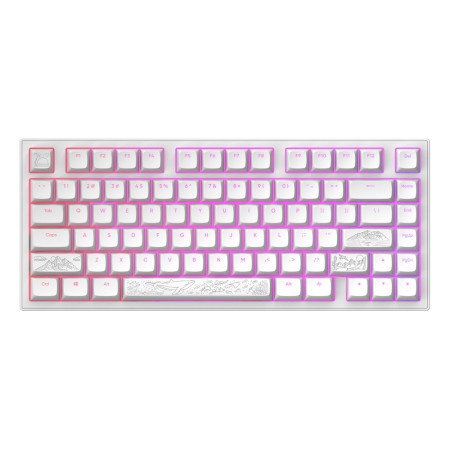 Dark Project ALU Terra Nostra White - Wired Gaming Keyboard (ANSI) ( 066653 )