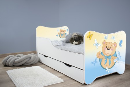 Dečiji krevet 160x80 cm happy kitty+fioka SMALL TEDDY ( 7449 )