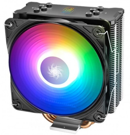 DeepCool GT A-RGB UNI kuler 130W 120mm.Fan 500~1650rpm 64CFM 28dBa Intel/AMD 676g 4xpipesGAMMAXX - Img 1