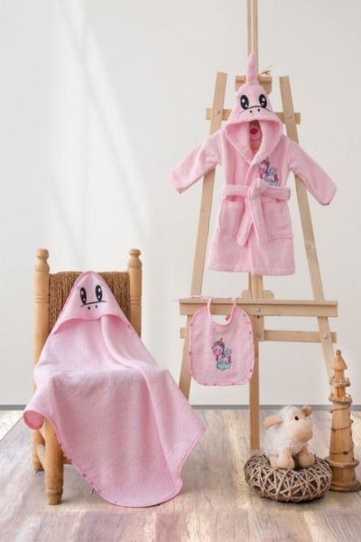 Dekordom Bade mantil set cb baby bathroom set - unicorn ( 039179 )