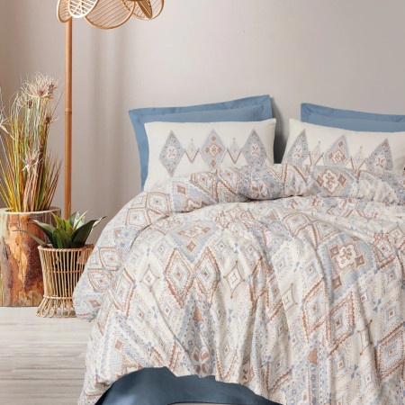 Dekordom posteljina cb ranforce double - bohem series - zanora ( 043937 )