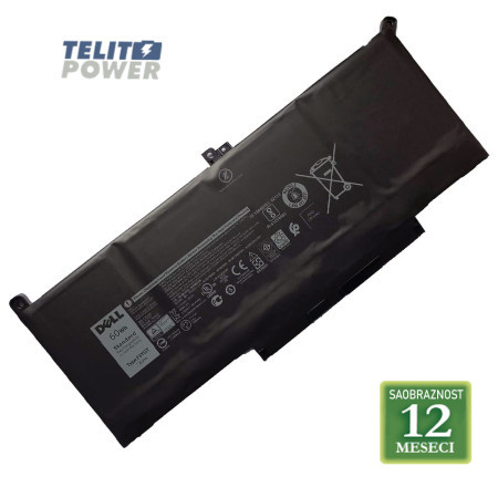 Dell baterija za laptop Latitude 7480 E7480 / F3YGT 7.6V 60Wh / 7500mAh ( 2406 ) - Img 1
