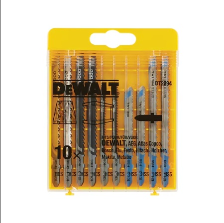 DeWalt DT2294 set listova za ubodnu testeru, 10 komada, 48-100mm ( DT2294 )