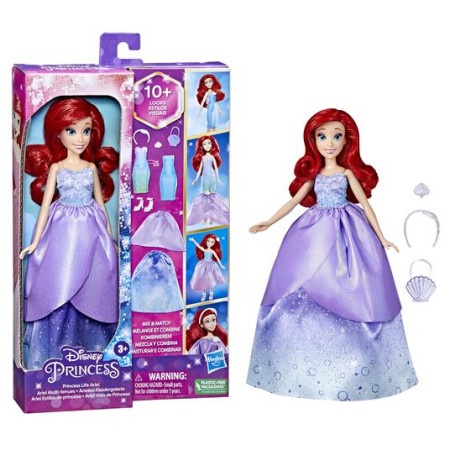 Disney Princess Ariel Sa 10 Outfita ( F4624 )