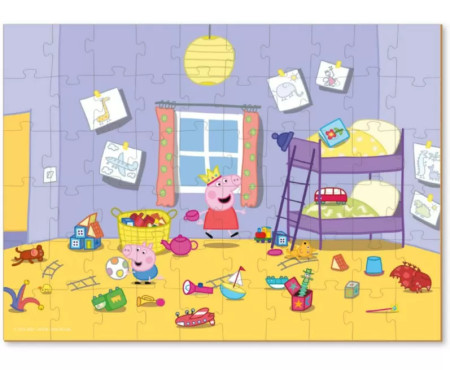 Dodo puzzle peppa prase, dečija soba 60 komada ( A066240 )