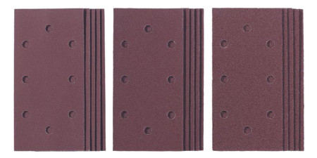 Einhell 15-delni set brusnih papira 187x93mm (5xG60, 5xG120, 5xG180), Pribor za vibracionu brusilicu TC-OS 1520, BOS 150 ( 49817985 )