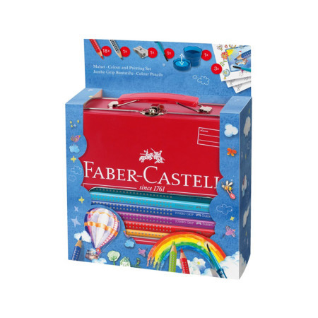 Faber Castell drvene bojice grip Jumbo metal poklon set 1/18 201312 ( 9751 ) - Img 1