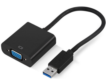 FastAsia adapter-konvertor USB 3.0 tip (M) - VGA (F) crni