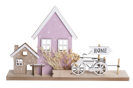 Figura drvena kućica home ( 065523 )