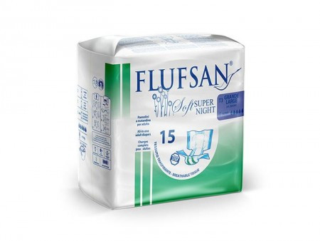Flufsan pelene za odrasle soft super large 15 kom ( A006165 )