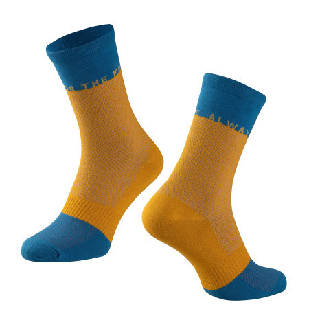 Force čarape force move, žuta-plava l-xl/42-46 ( 90085772 )