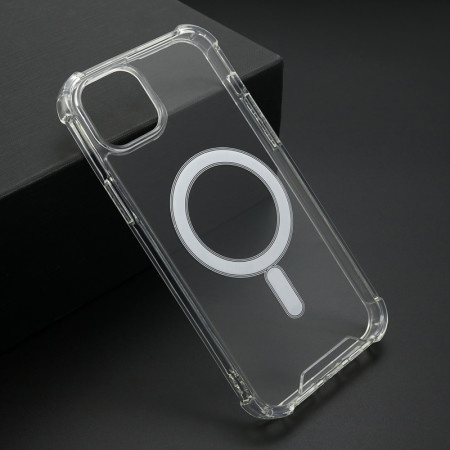 Futrola crashproof magnetic connection za iphone 14 plus providna ( 22823 )